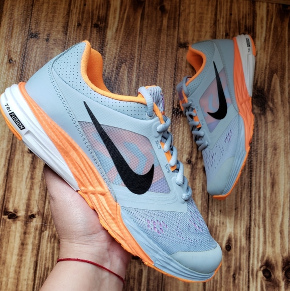 Nike Tri Fushion Run Women's sneakers gray neon - Picture 1 of 5